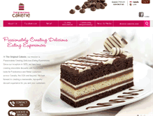 Tablet Screenshot of cakerie.com